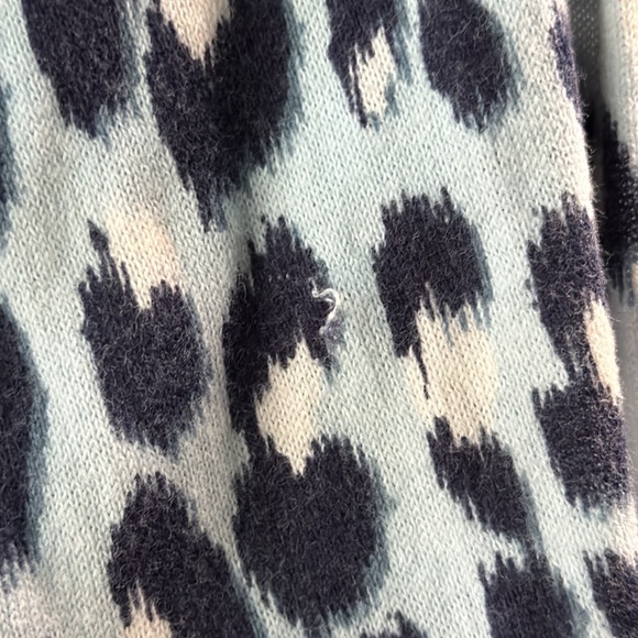 Lovely Loft Large Sweater - Animal Print Button-Up (Gently Preloved) - Picture 5 of 5